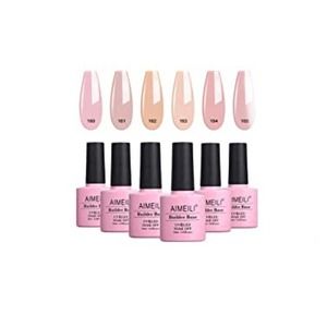 AIMEILI Sheer Color Builder Base Gel for Nails
